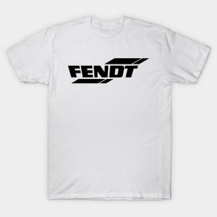 Fendt Tractors Logo Black T-Shirt